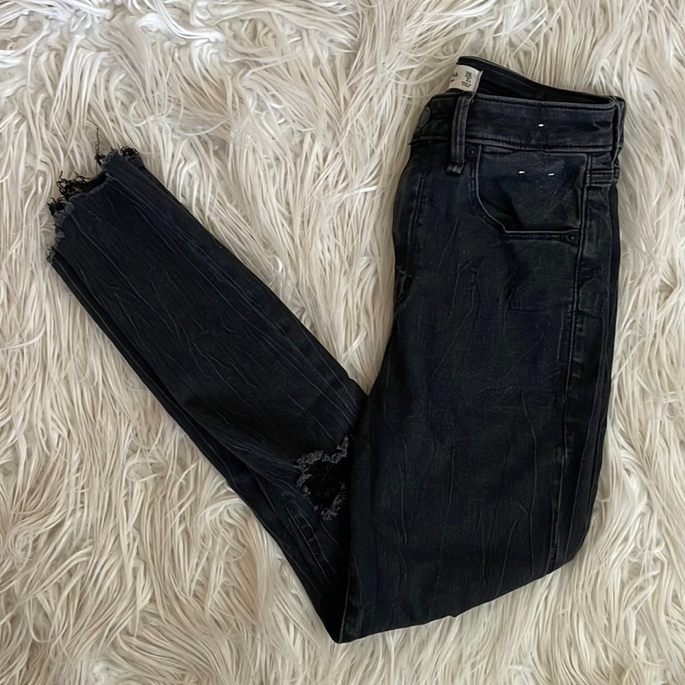 • women’s abercrombie super skinny ankle high rise curve love jeans •